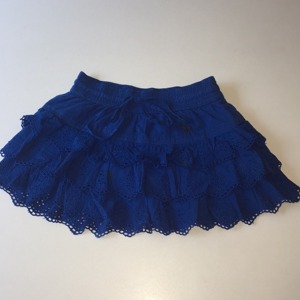 Blue Abercrombie Mini Skirt